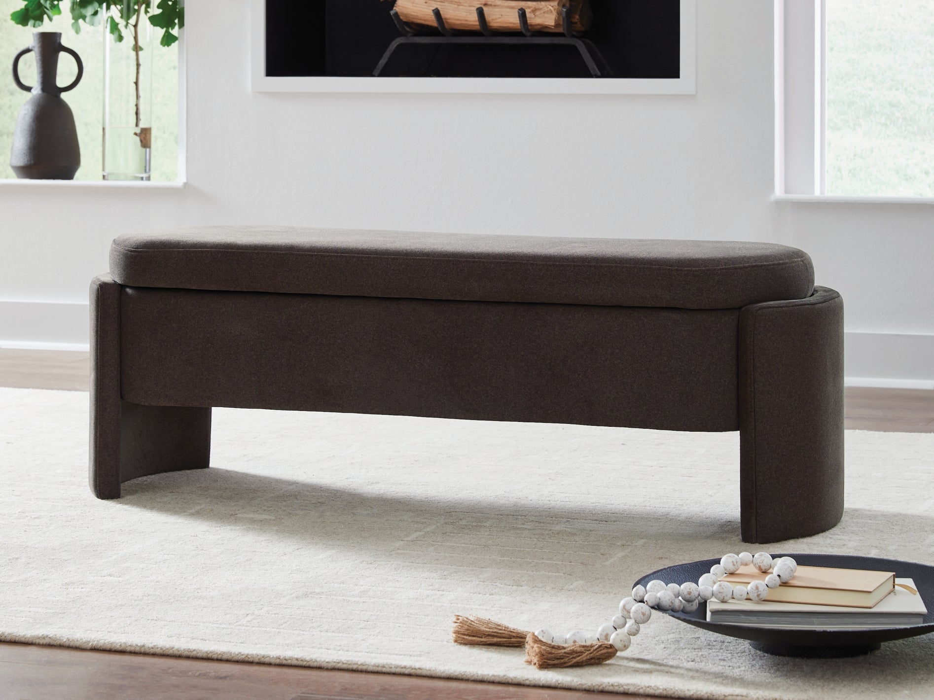Vavuniya Storage Bench - Brown