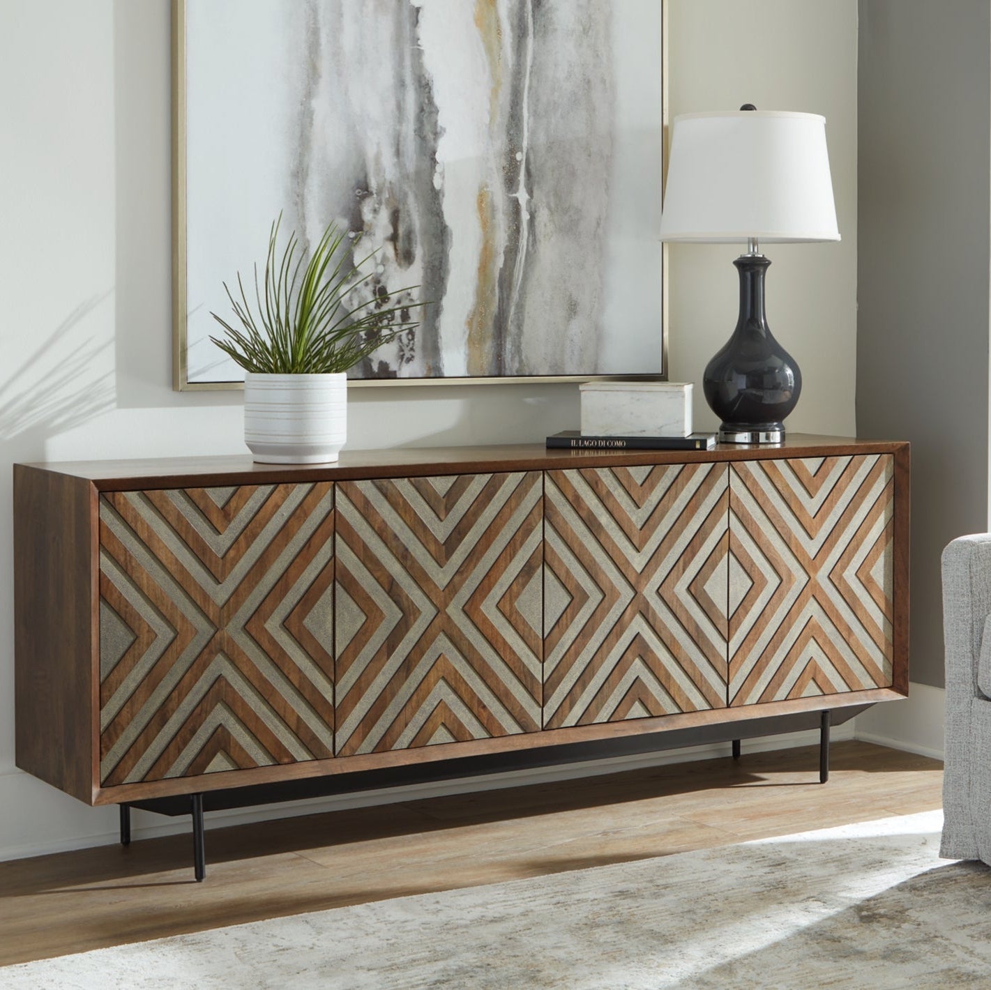 Dreggan Accent Cabinet - Brown