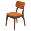 Abbott Burnt Orange Velvet Dining Chair