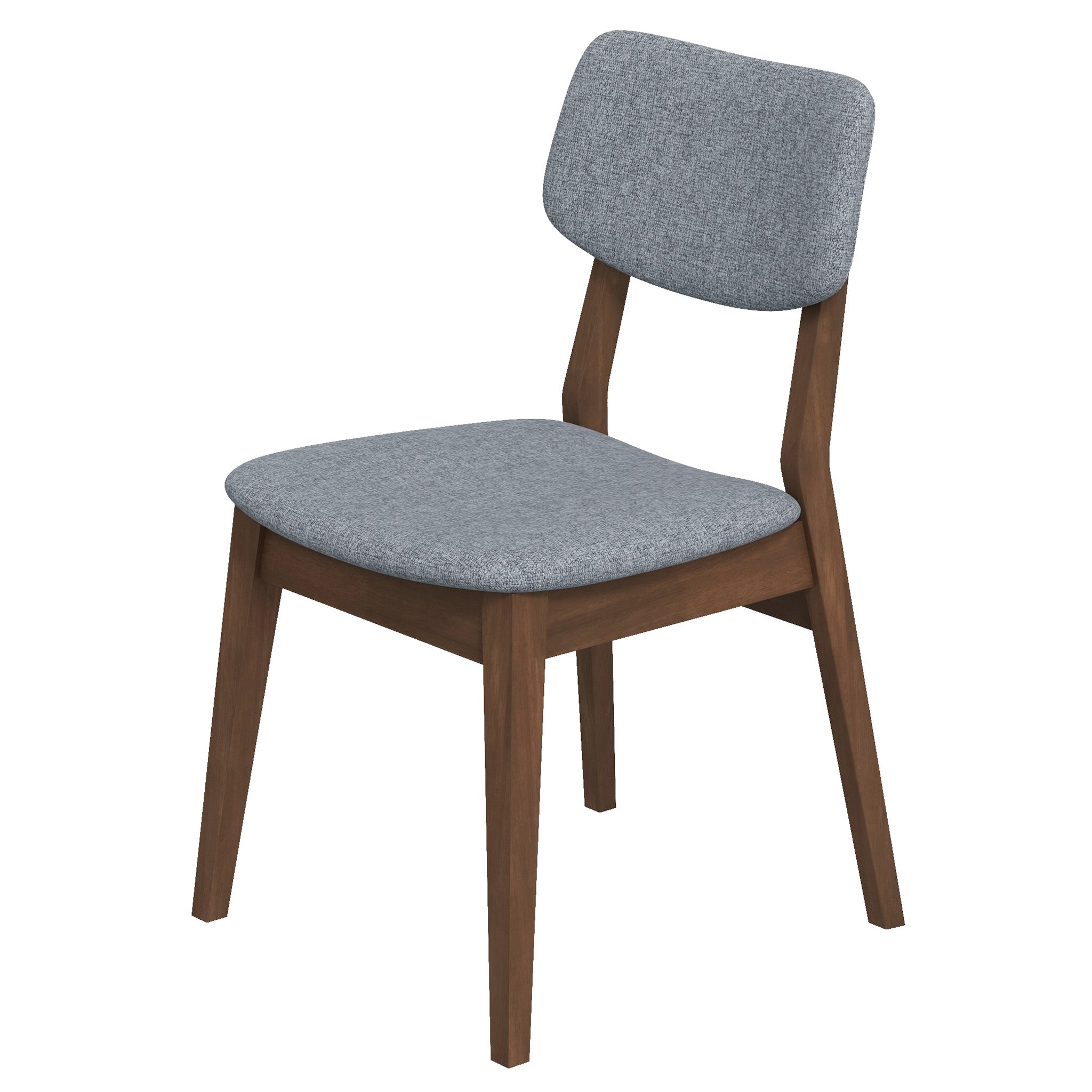 Dark grey fabric online dining chairs