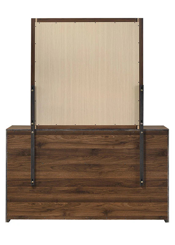 Altimari Walnut Dresser | Contemporary Rubberwood Bedroom Dresser | MidinMod