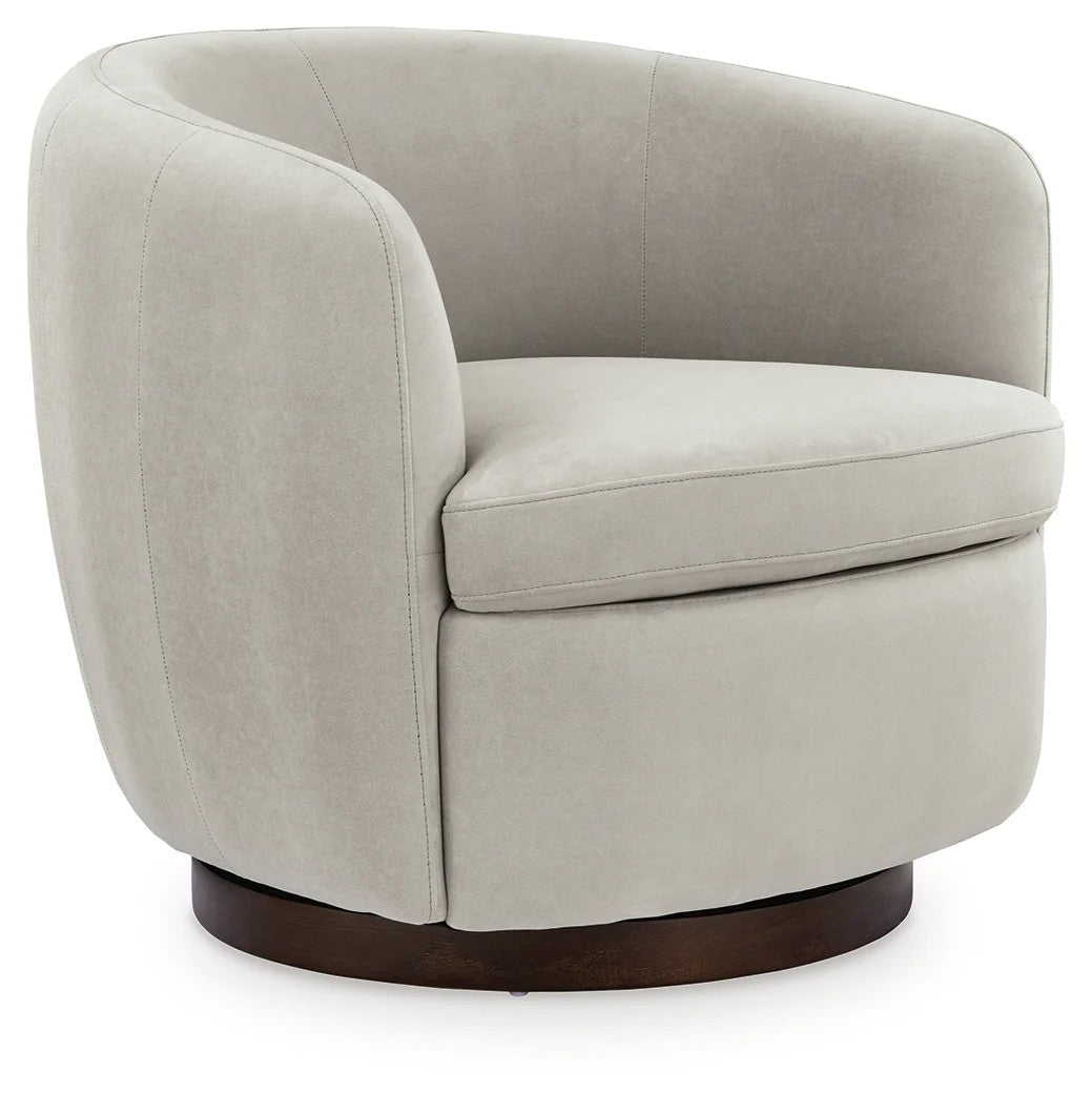 Annbury Swivel Accent Chair - Sand