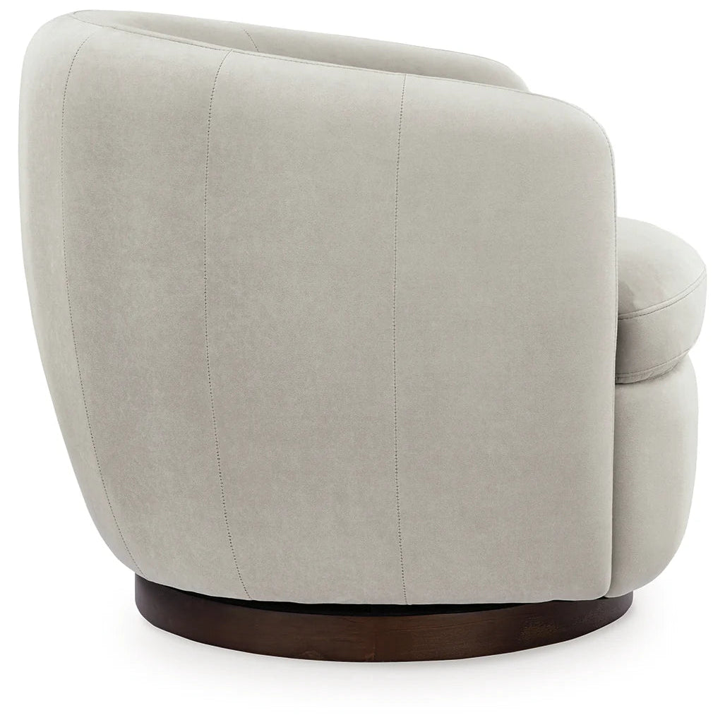 Annbury Swivel Accent Chair - Sand