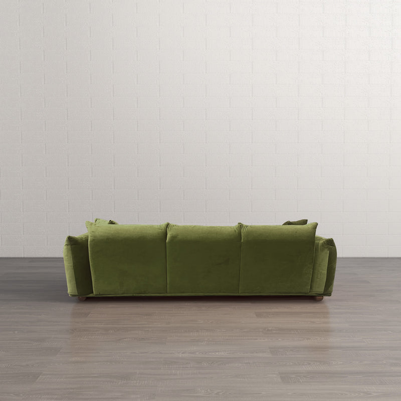 Archer Olive Green Velvet Sofa