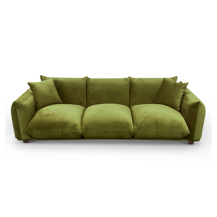 Archer Olive Green Velvet Sofa