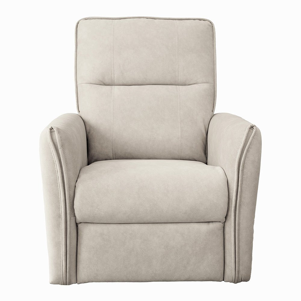 Ashland Cream Suede Recliner Chair - MidinMod