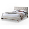 Ashton Queen Bed Light Beige