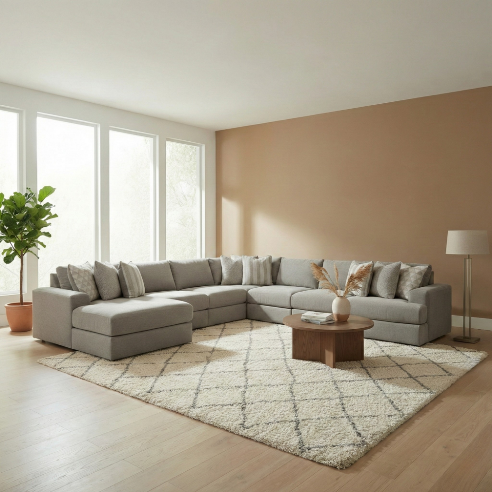 Avaliyah 7-Piece Sectional with Left Chaise