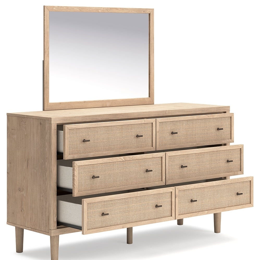 Cielden Queen Panel Headboard, Dresser, Mirror and Nightstand