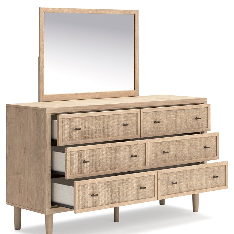 Cielden King Panel Headboard, Dresser, Mirror and Chest