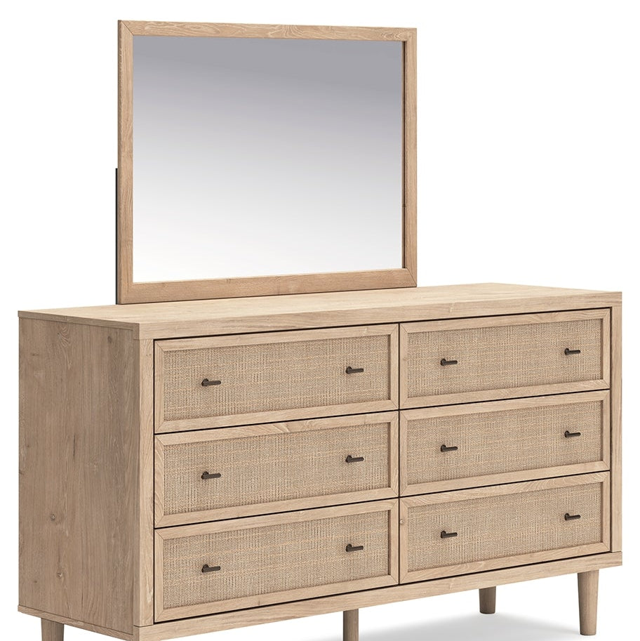 Cielden Full Panel Headboard, Dresser, Mirror and Chest