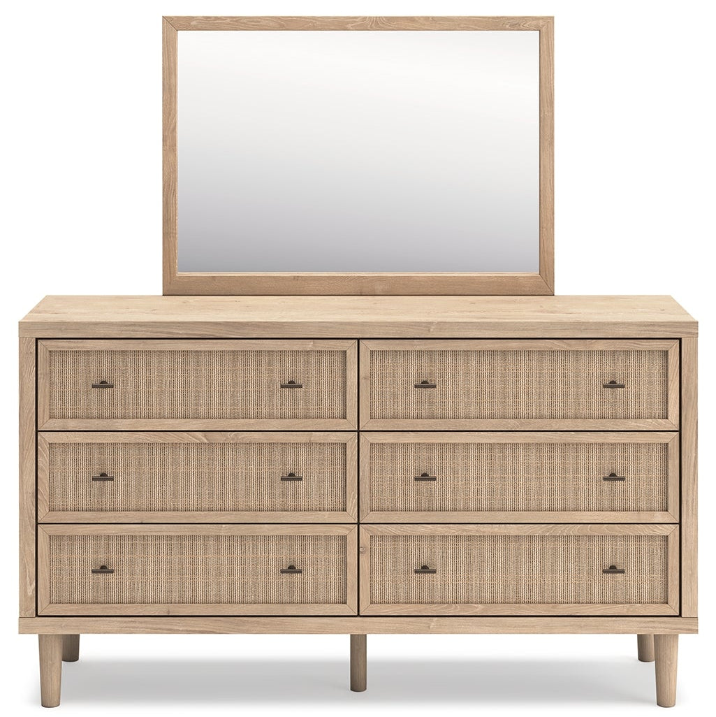 Cielden King Panel Headboard, Dresser, Mirror and Chest