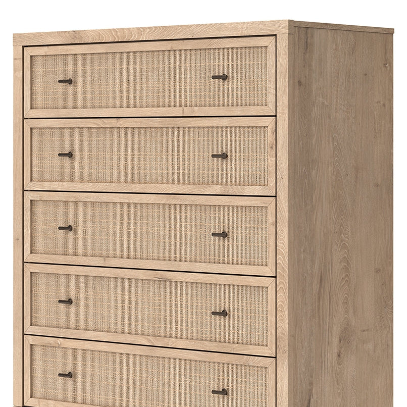 Cielden Five Drawer Wide Chest