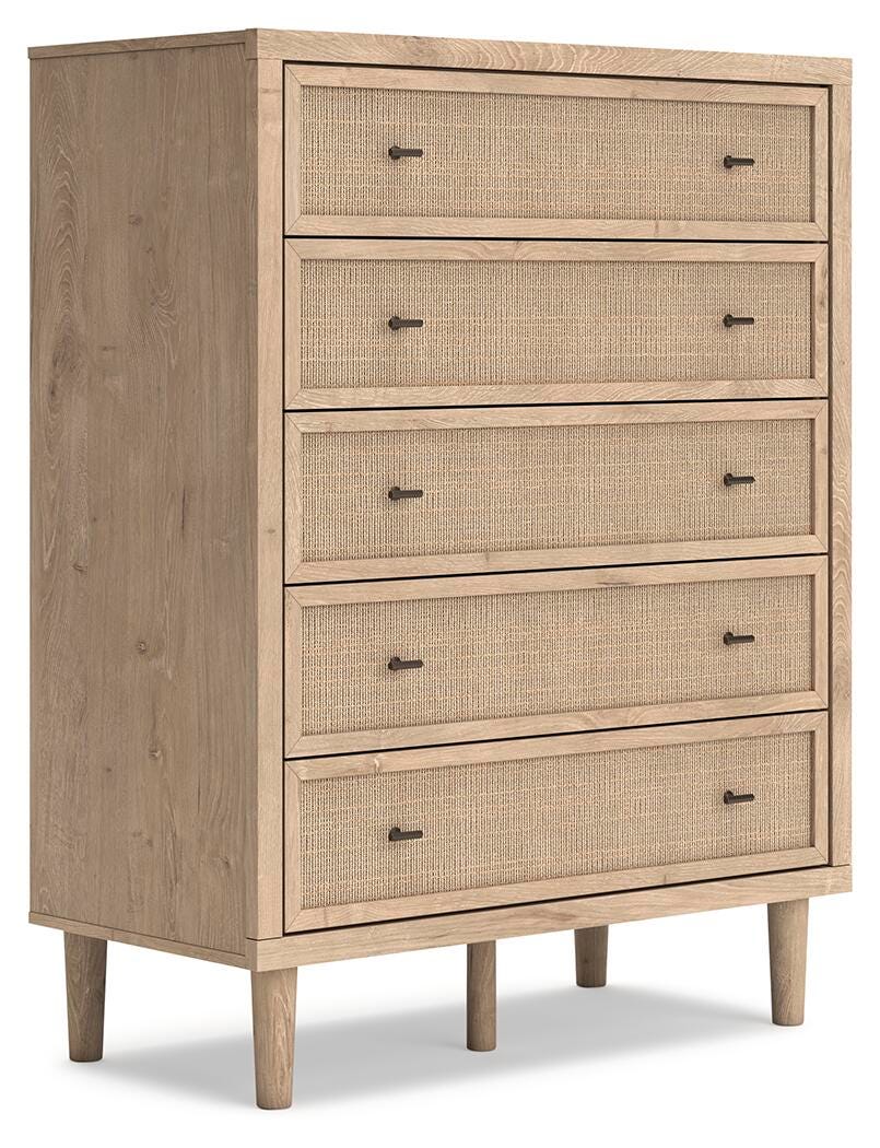 Cielden Five Drawer Wide Dresser