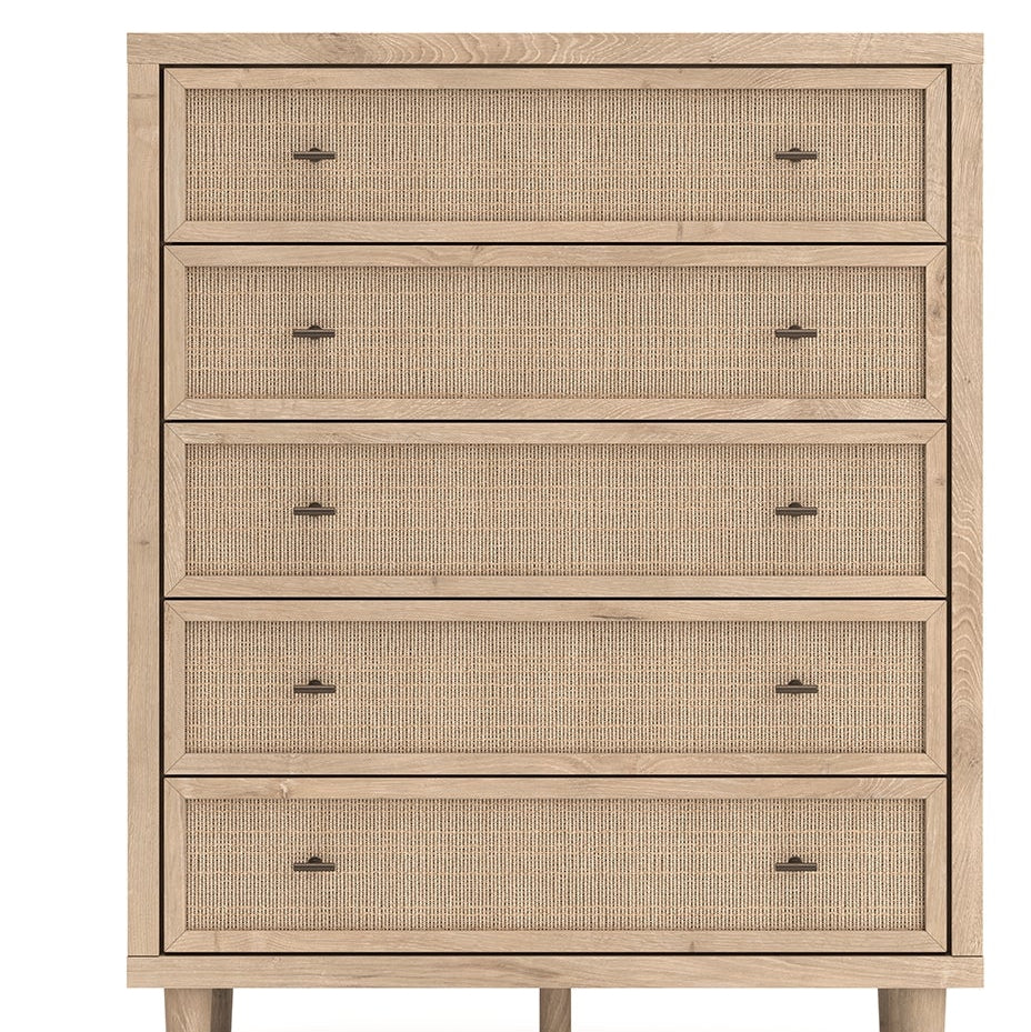 Cielden Five Drawer Wide Chest