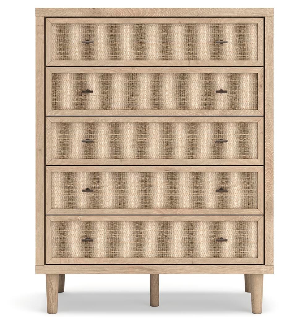 Cielden Five Drawer Wide Dresser