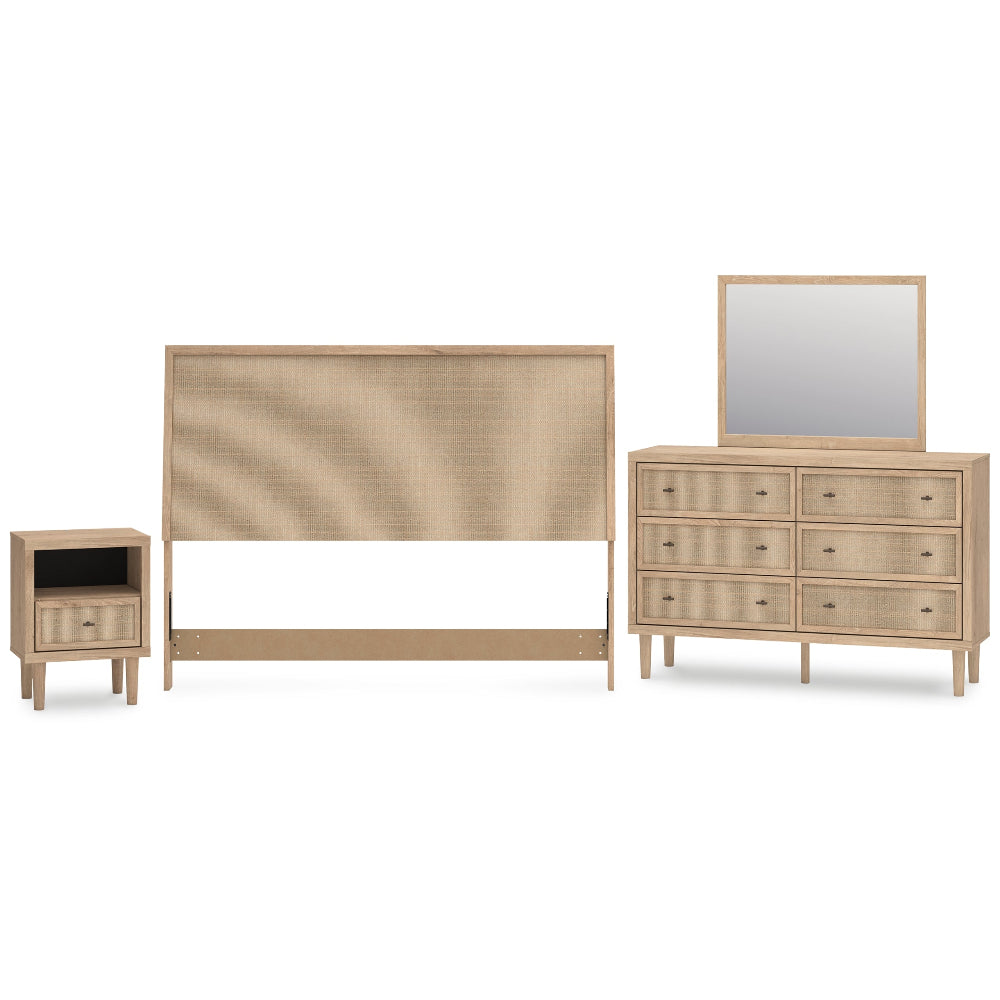 Cielden King Panel Headboard, Dresser, Mirror and Nightstand