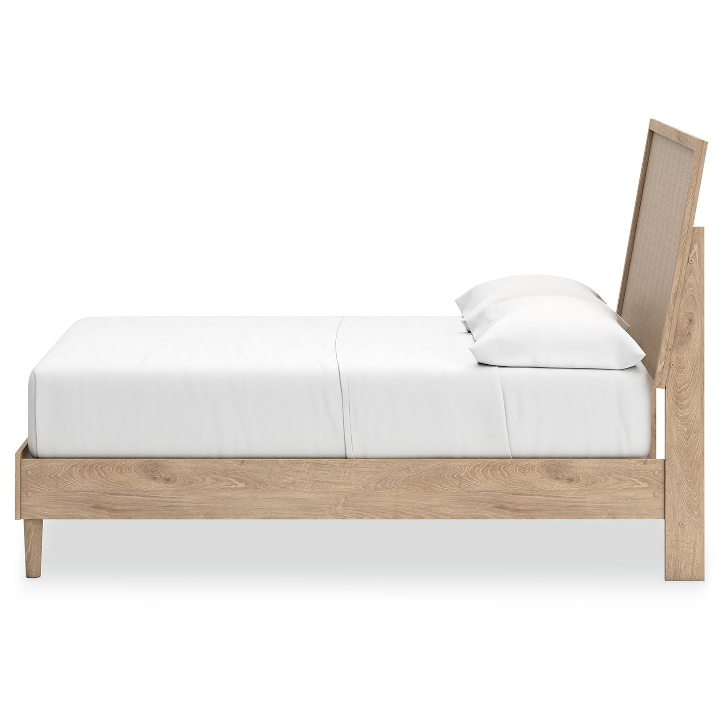 Cielden Full Panel Bed with Mirrored Dresser and Chest