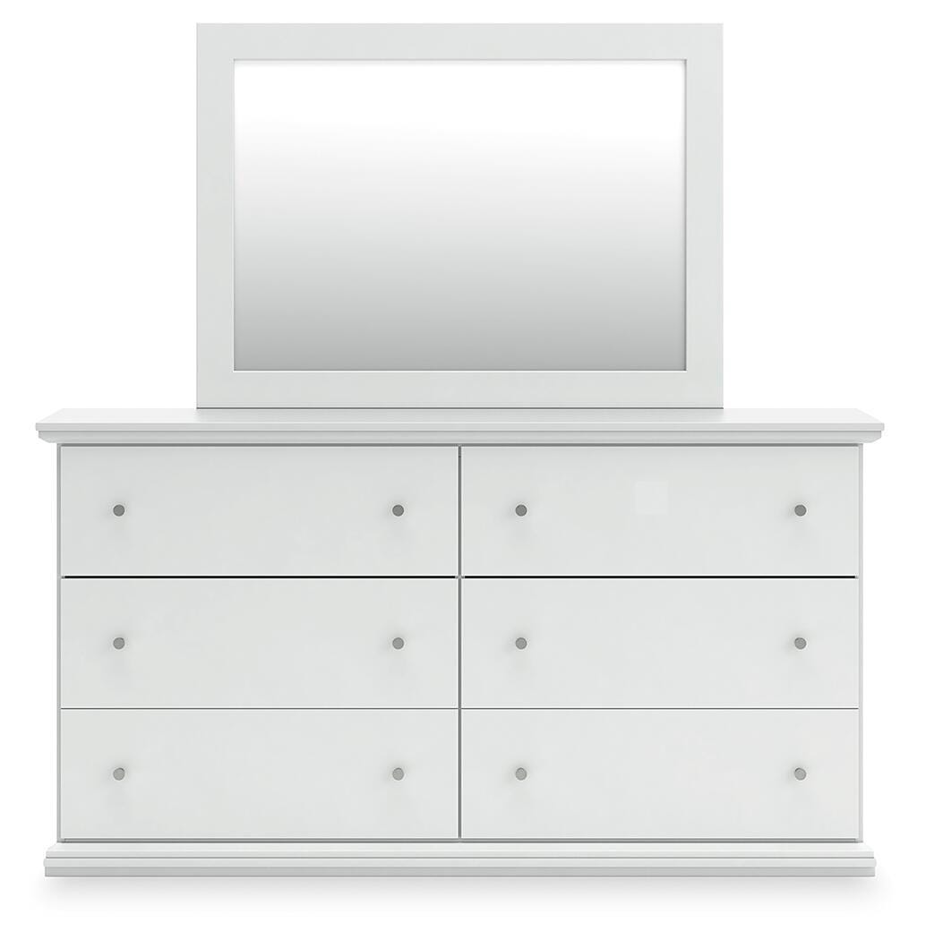 Bostwick Shoals King Panel Bed, Dresser, Mirror, Chest and Nightstand
