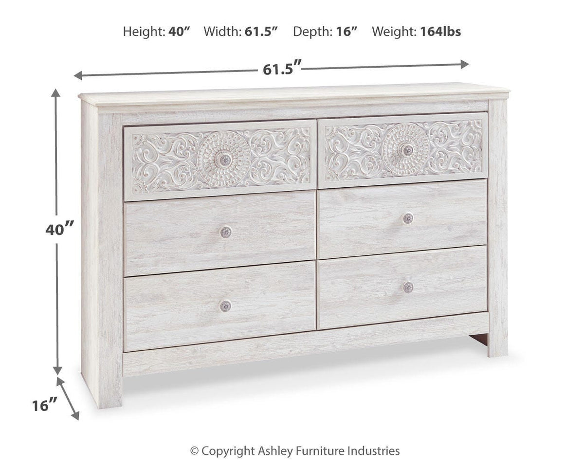 Paxberry Six Drawer Dresser