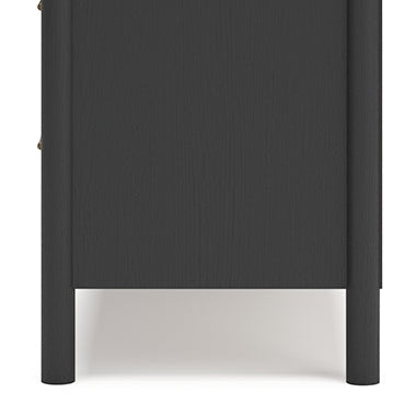 Cadmori Full Upholstered Panel Bed, Dresser, Mirror, Chest and Nightstand