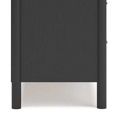 Cadmori Queen Upholstered Panel Bed, Dresser, Mirror, Chest and Nightstand