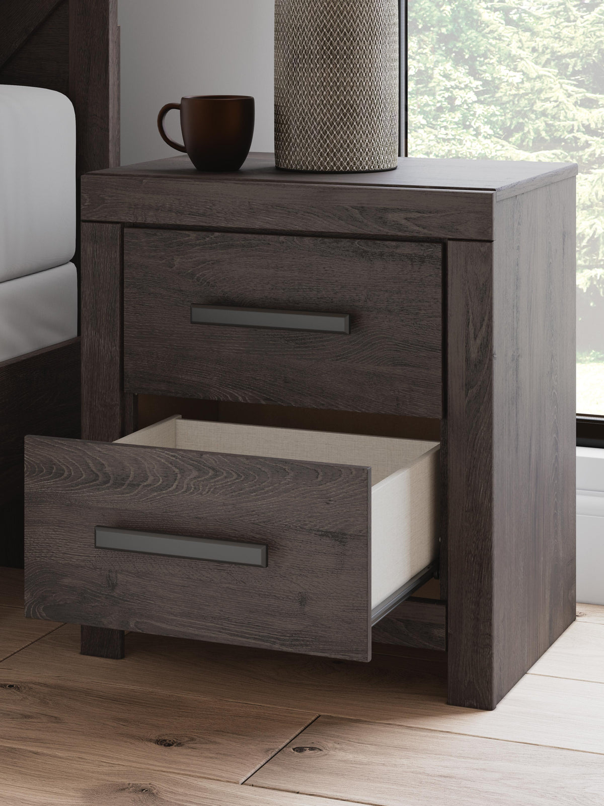 Prendonea Two Drawer Night Stand