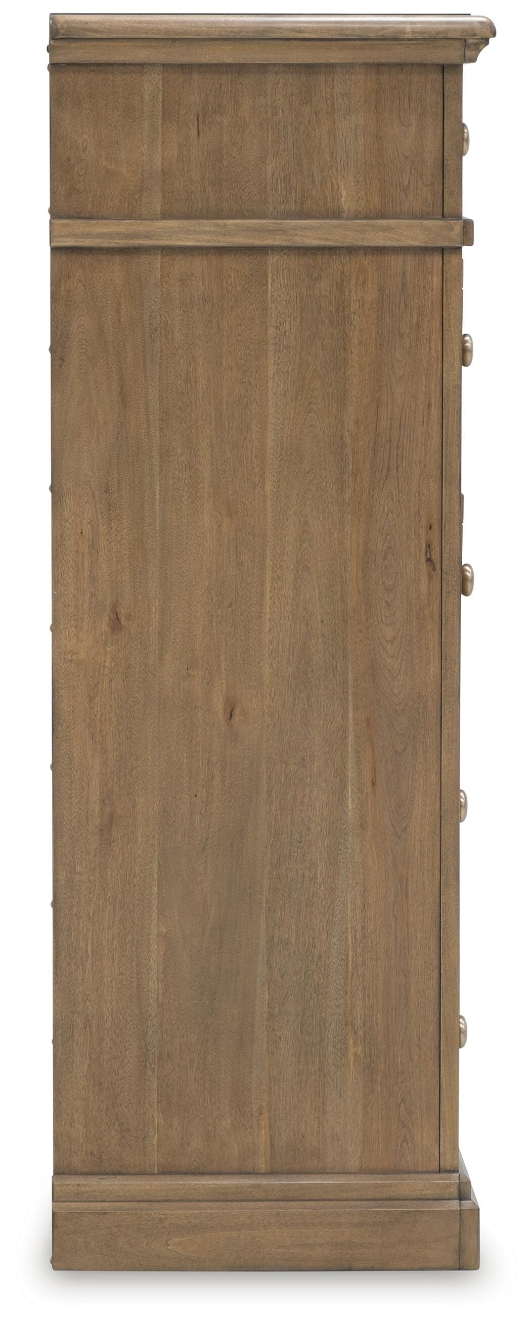 Mylarken Queen Panel Bed, Dresser, Mirror, Chest and Nightstand