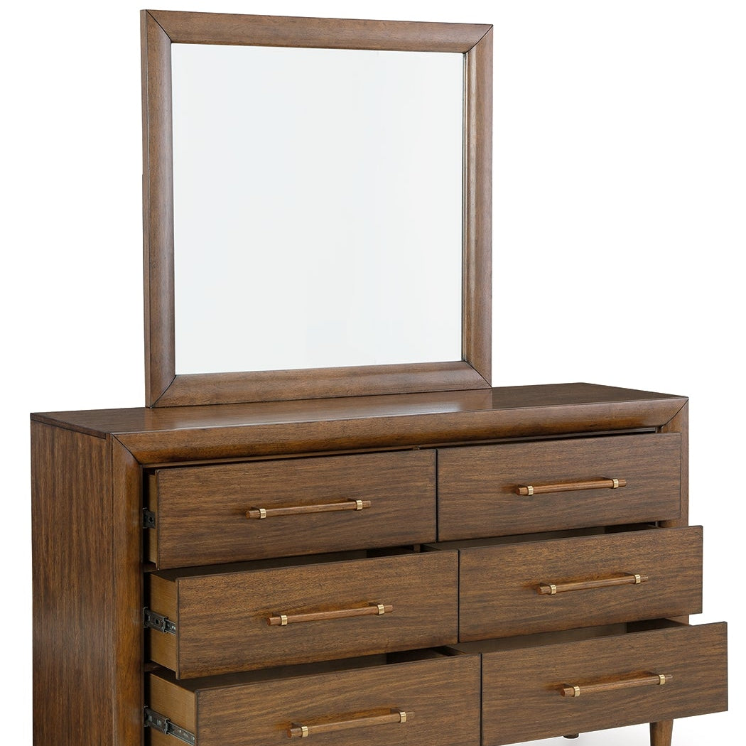 Lyncott King Upholstered Bed, Dresser, Mirror and Chest