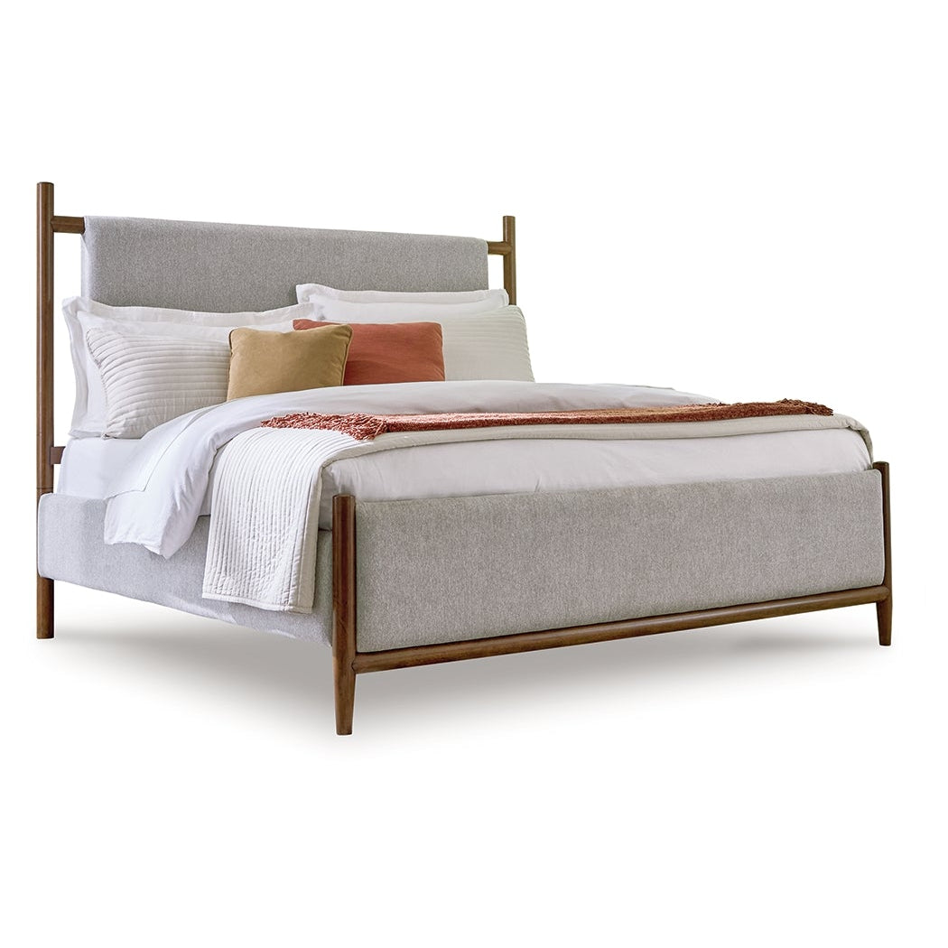 Lyncott Queen Upholstered Panel Bed