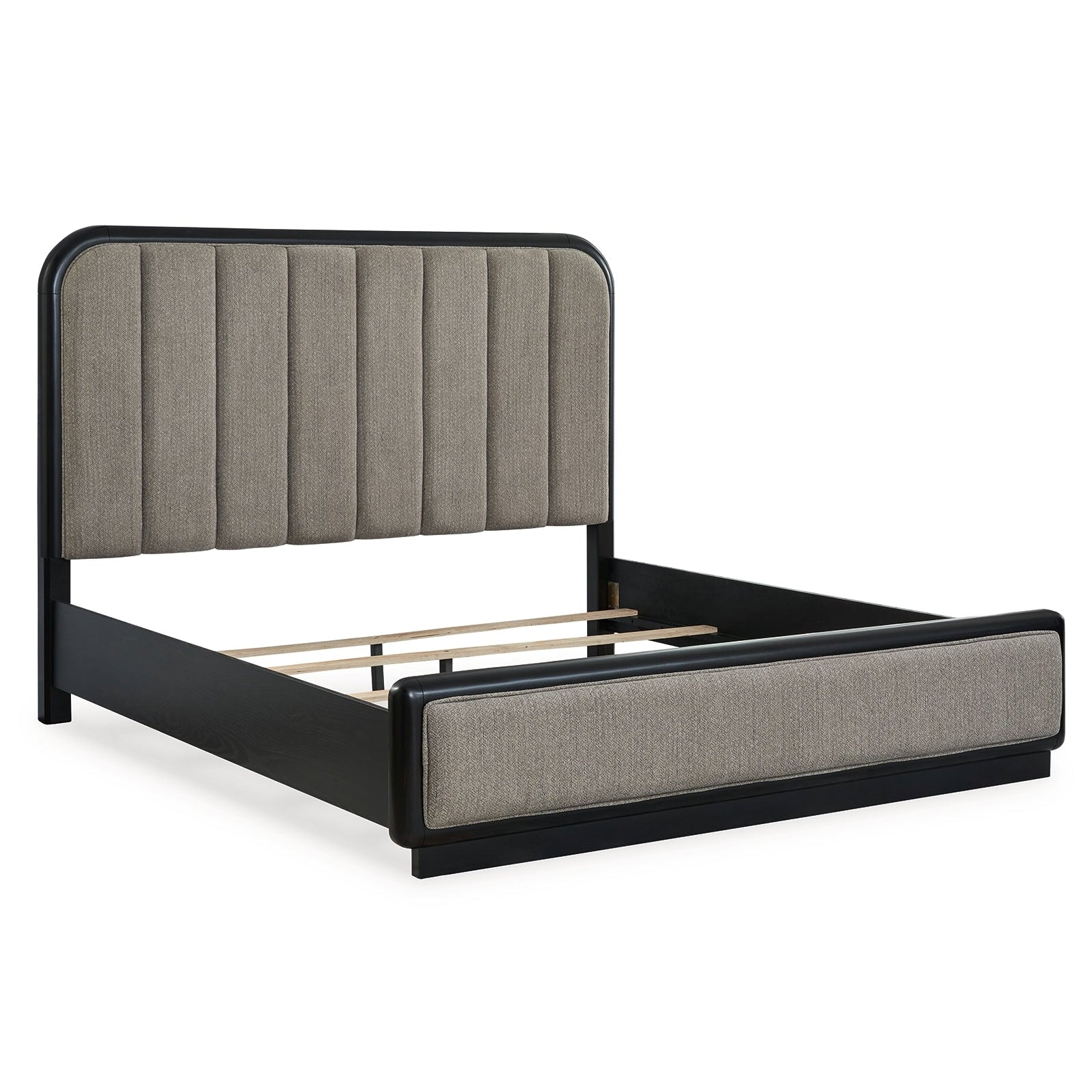 Rowanbeck King Upholstered Panel Bed