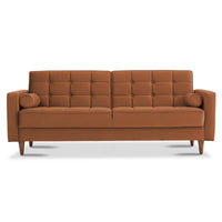 Bennet Burnt Orange Sleeper Sofa