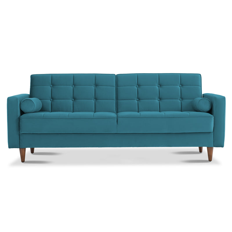 Bennet Sleeper Sofa (Teal Velvet)