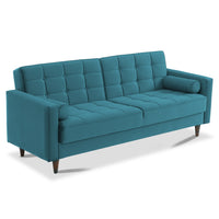 Bennet Sleeper Sofa (Teal Velvet)