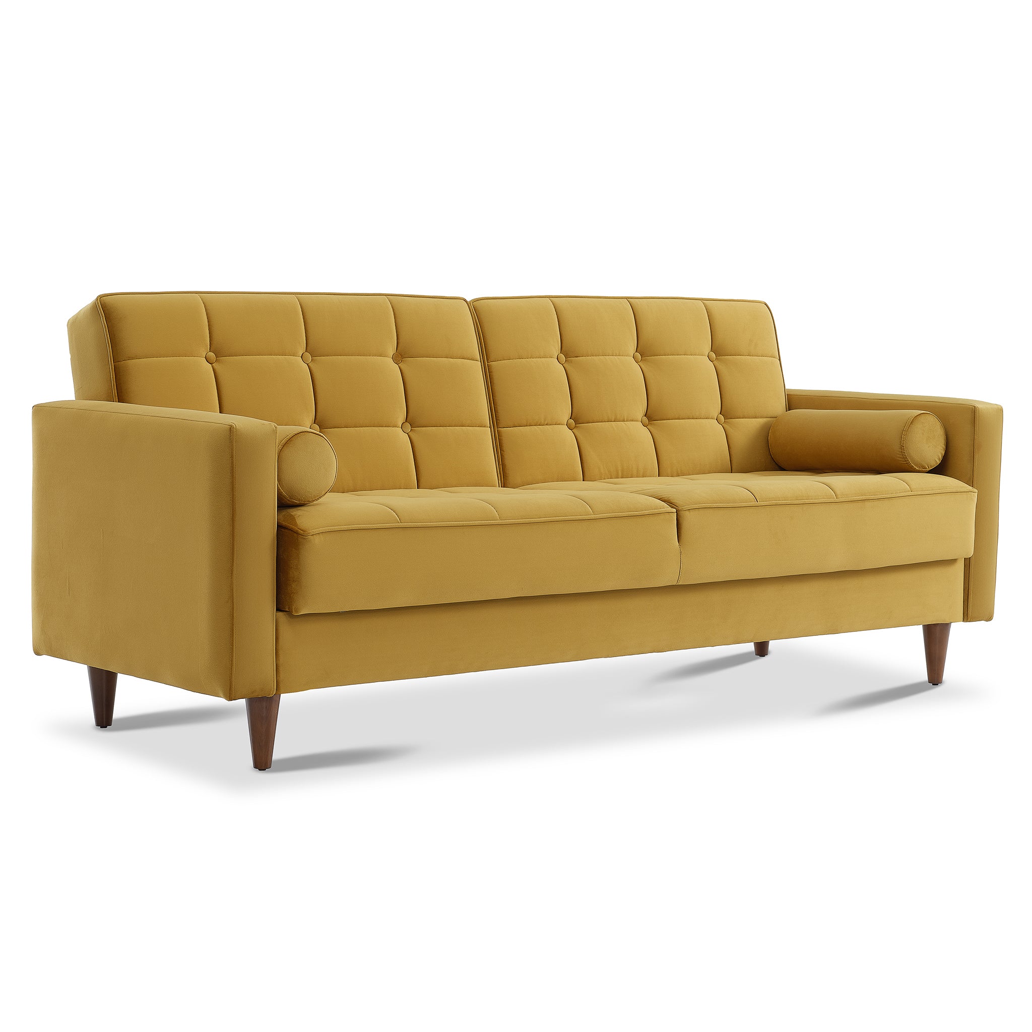 Bennet Yellow Sleeper Sofa - MidinMod