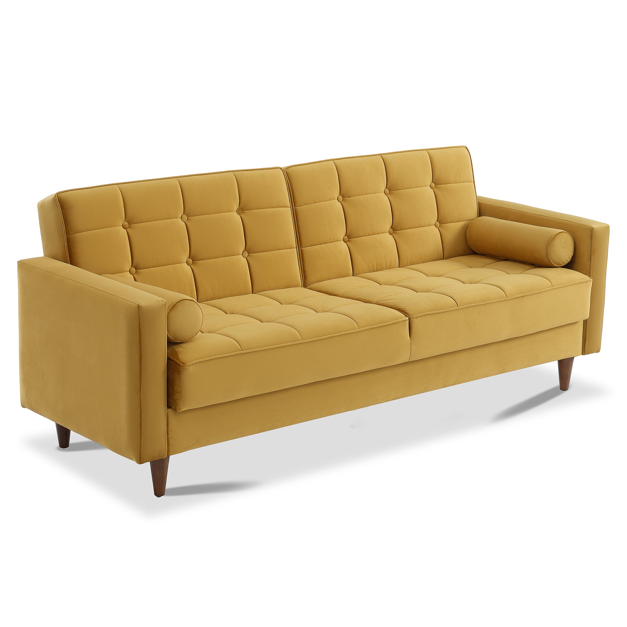 Bennet Yellow Sleeper Sofa - MidinMod