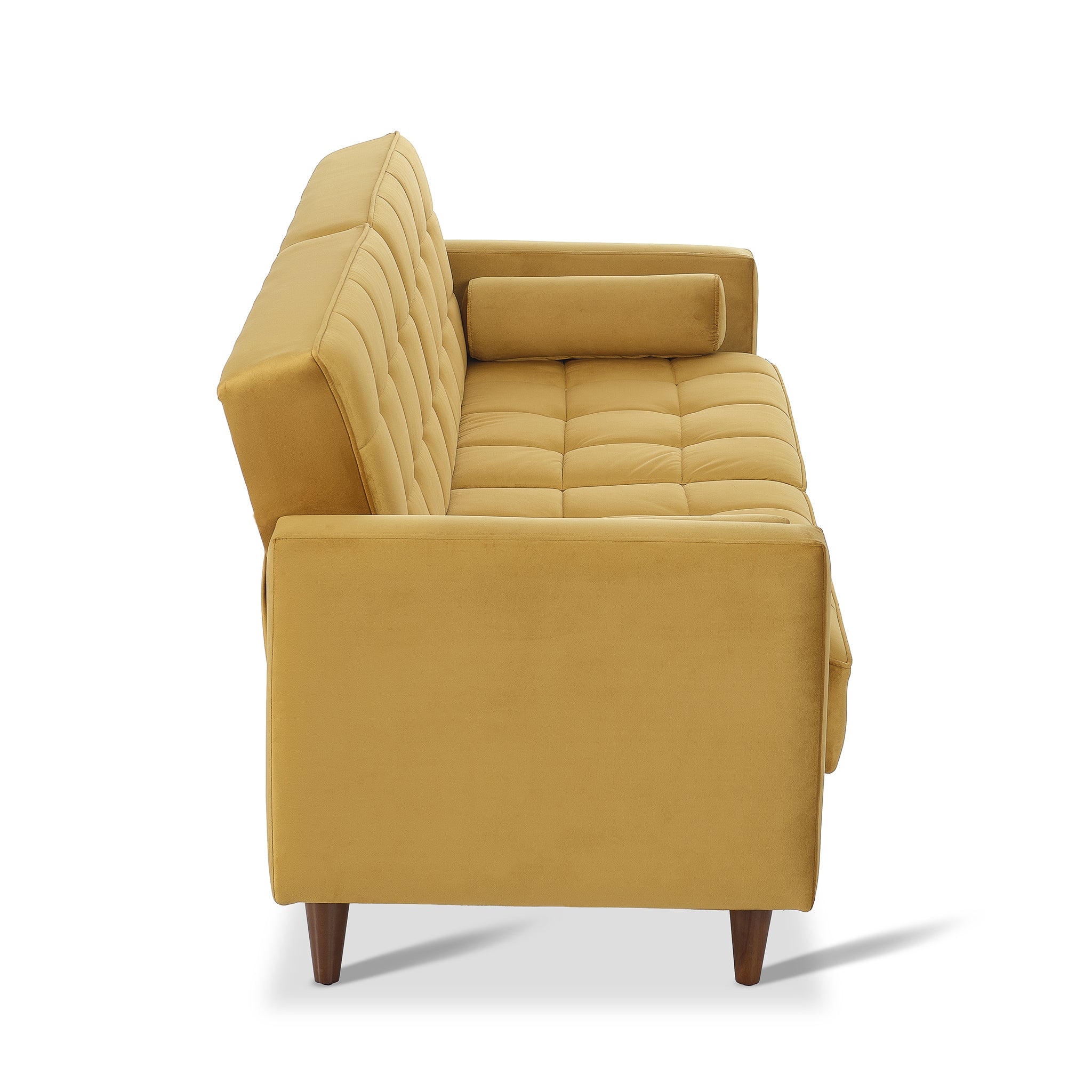 Bennet Yellow Sleeper Sofa - MidinMod