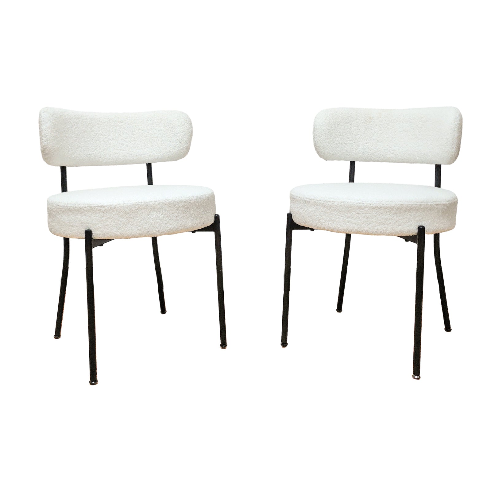 Mid-Century Modern White Dining Chair - MidinMod