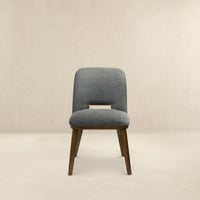 Bonney Dark Grey Fabric Dining Chair