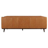 Brooklyn Tan Leather Sofa Couch