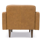 Broxton Leather Lounge Chair (Tan)