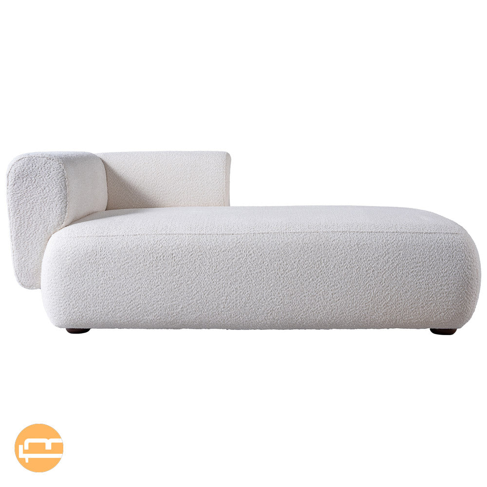 Canton Cream Boucle Chaise Lounge - MidinMod