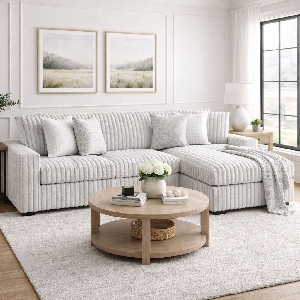 Stupendous 2-Piece Sectional with Chaise
