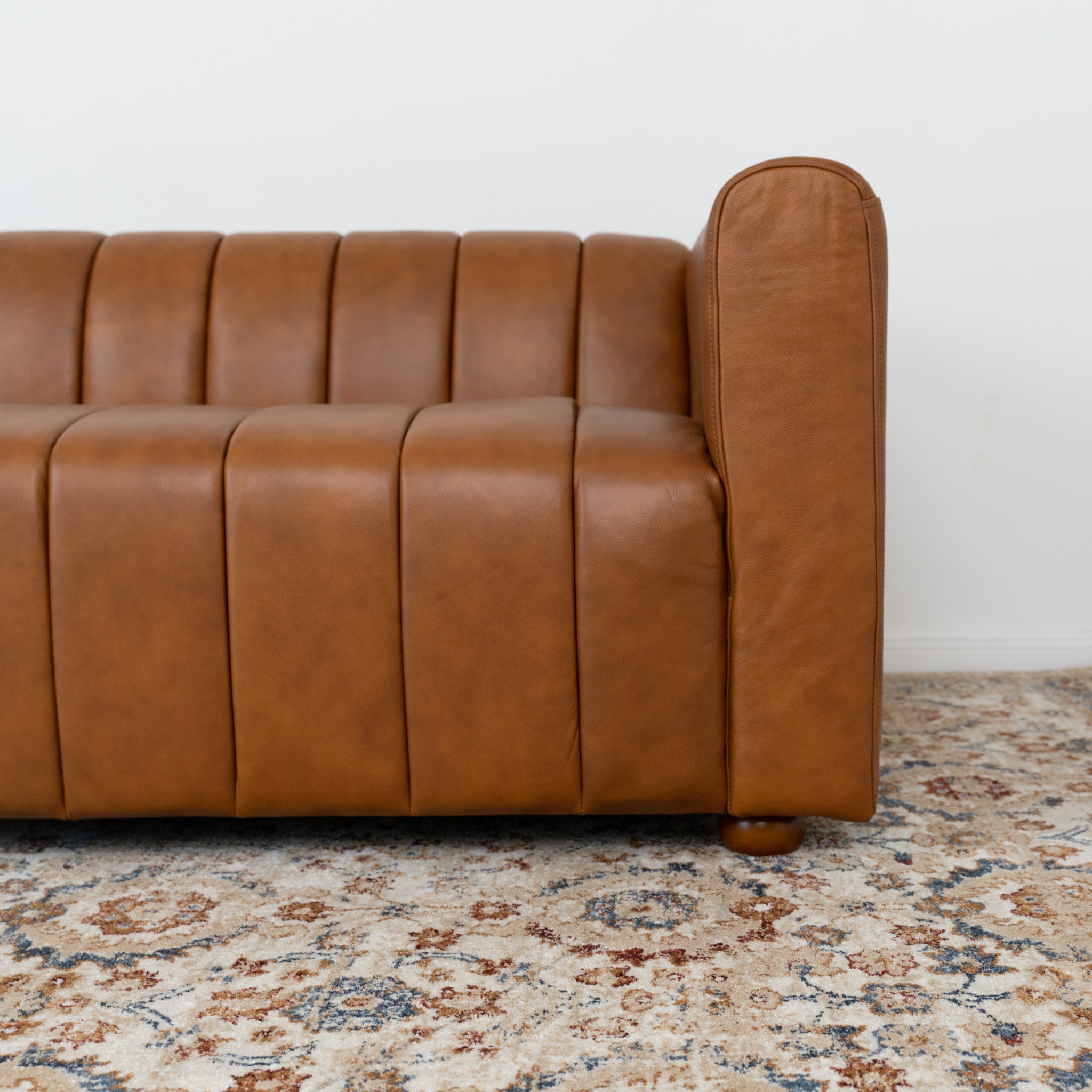 Clara Cognac Leather Sofa