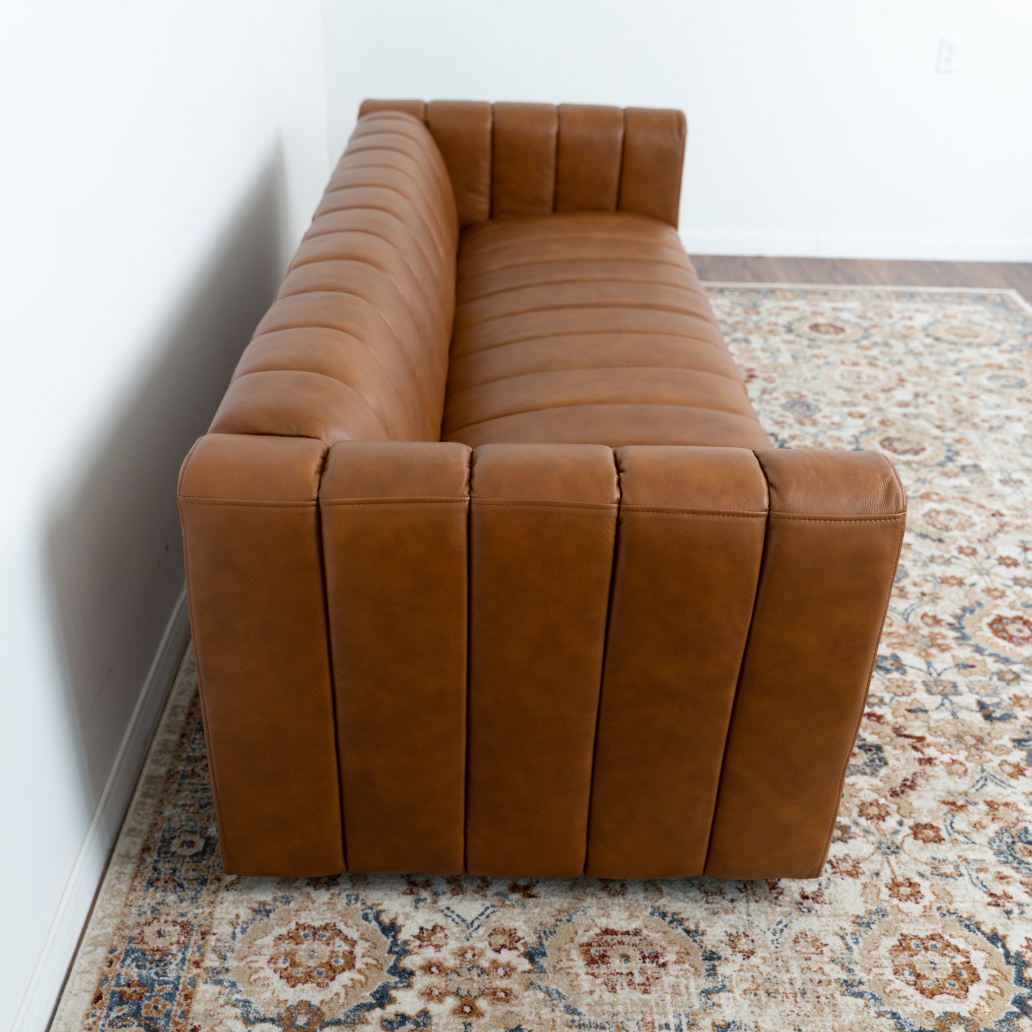 Clara Cognac Leather Sofa