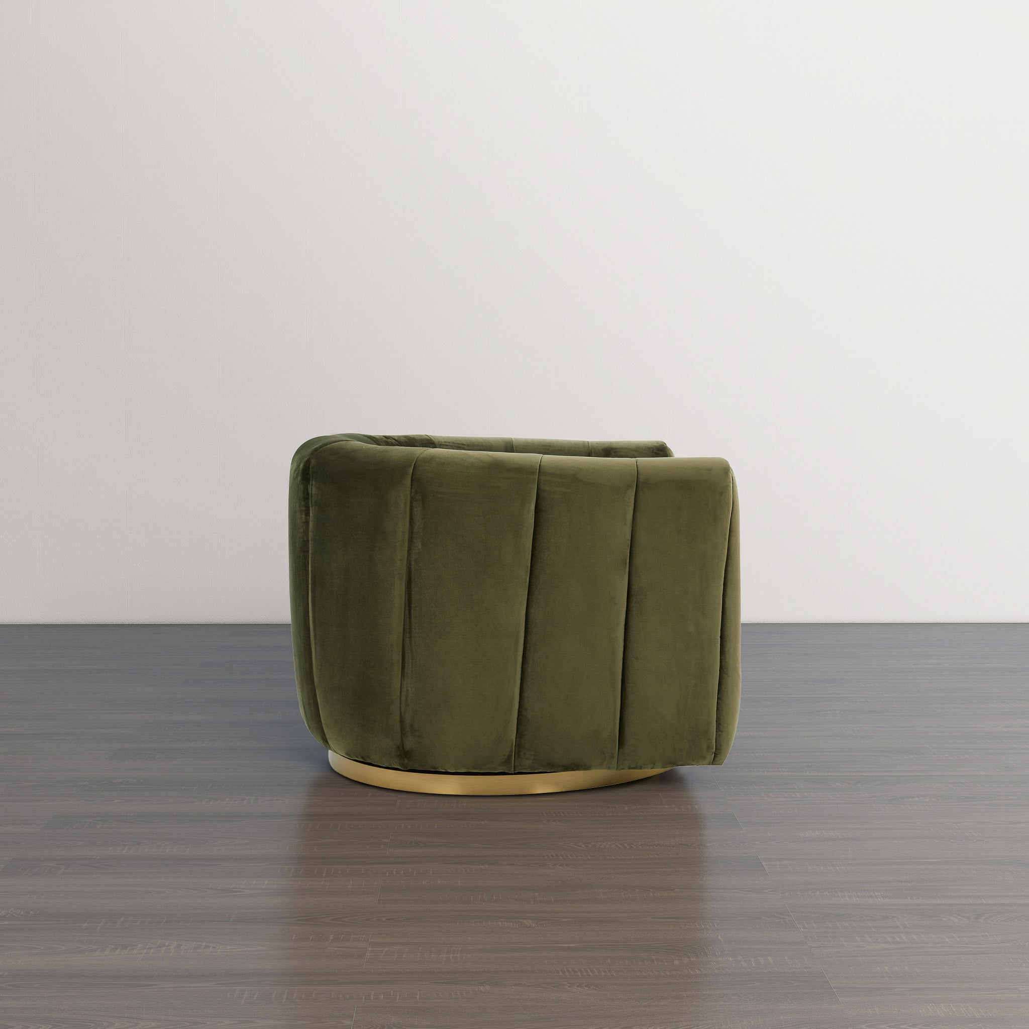 Covington Green Velvet Swivel Chair - MidinMod