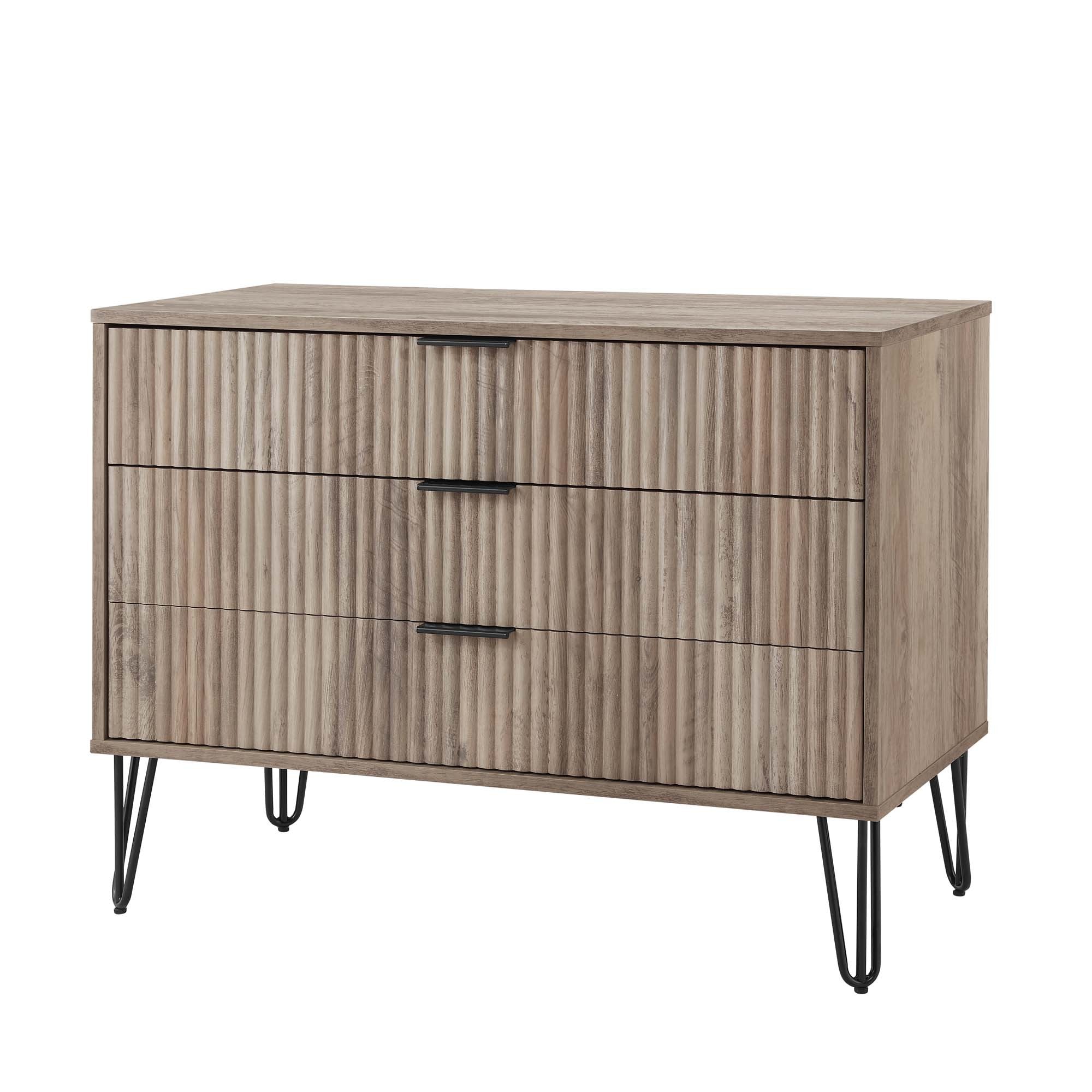 Dumbo Dresser in Rustic Grey | Modern Bedroom Chest & Storage Organizer | MidinMod