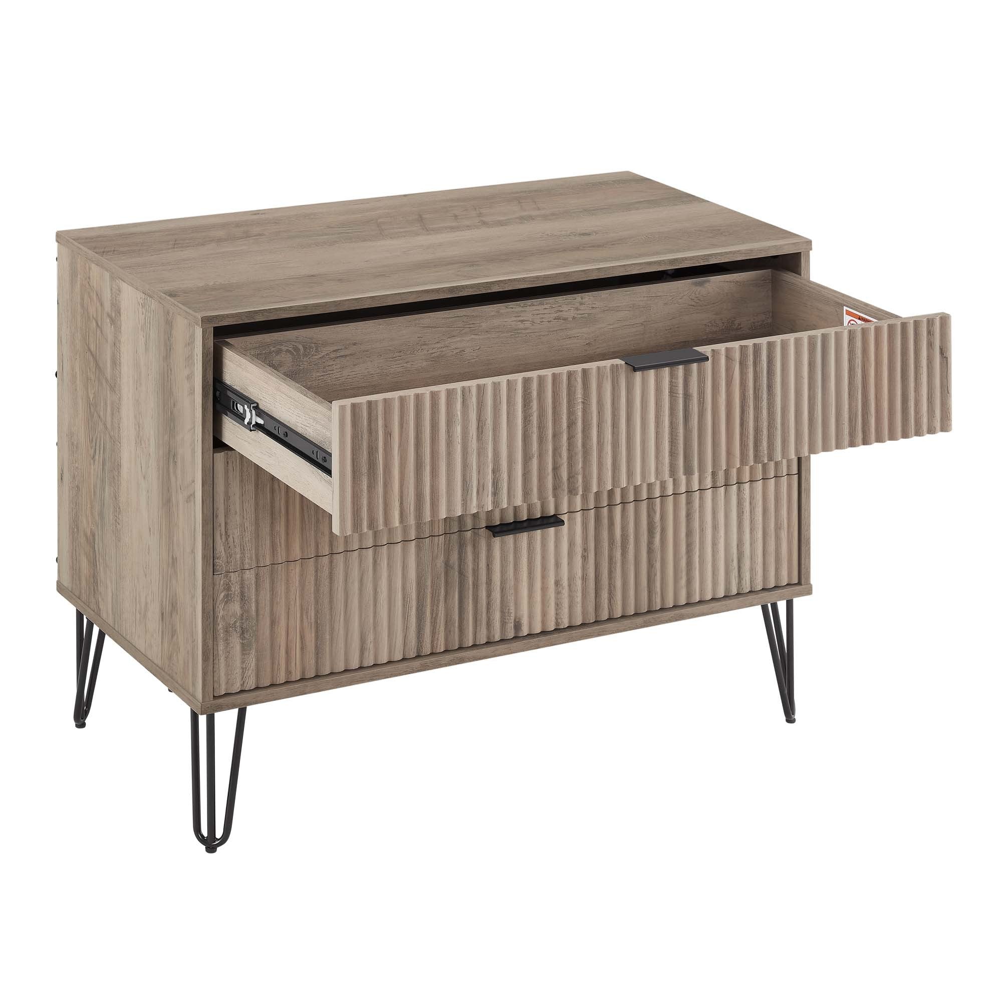 Dumbo Dresser in Rustic Grey | Modern Bedroom Chest & Storage Organizer | MidinMod