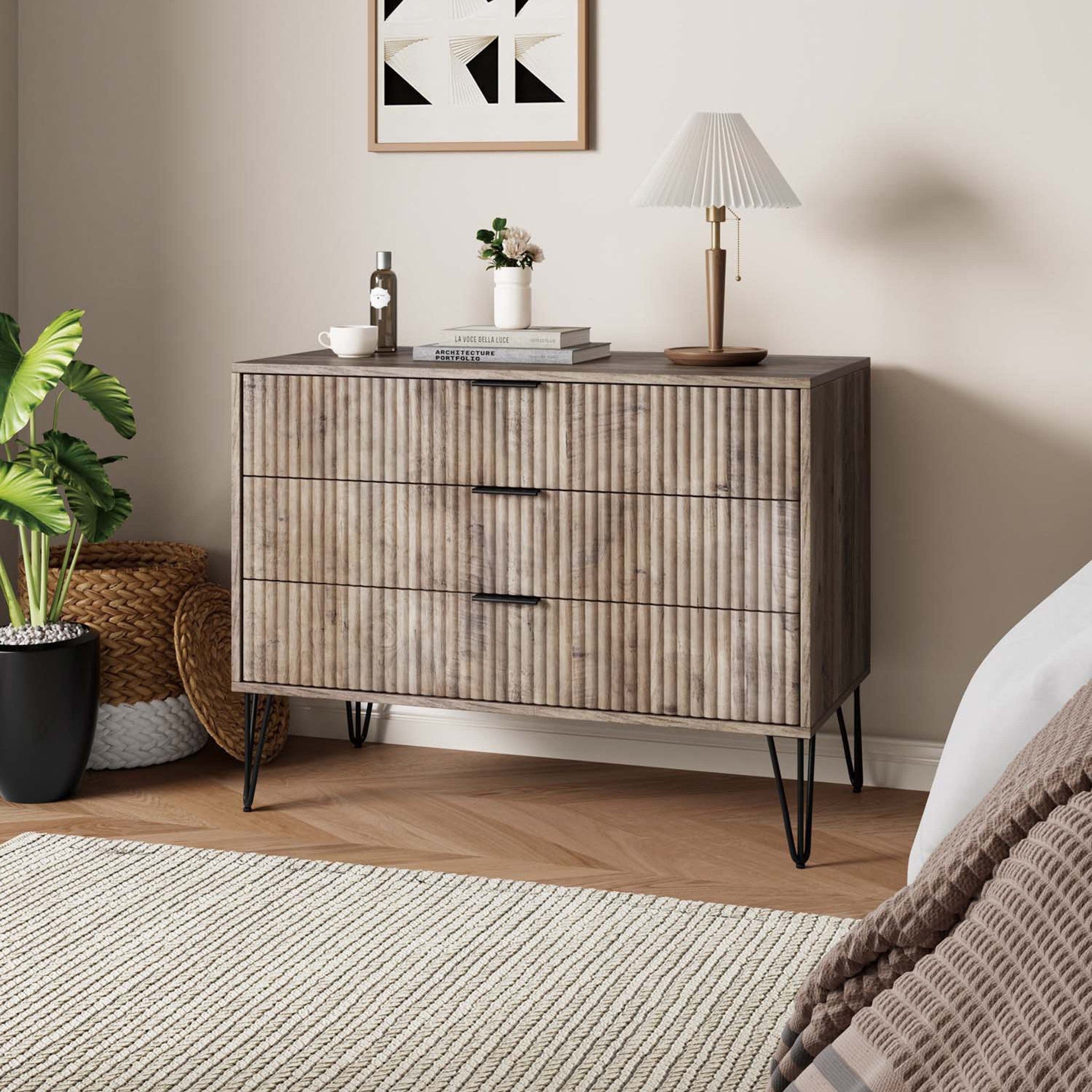 Dumbo Dresser in Rustic Grey | Modern Bedroom Chest & Storage Organizer | MidinMod