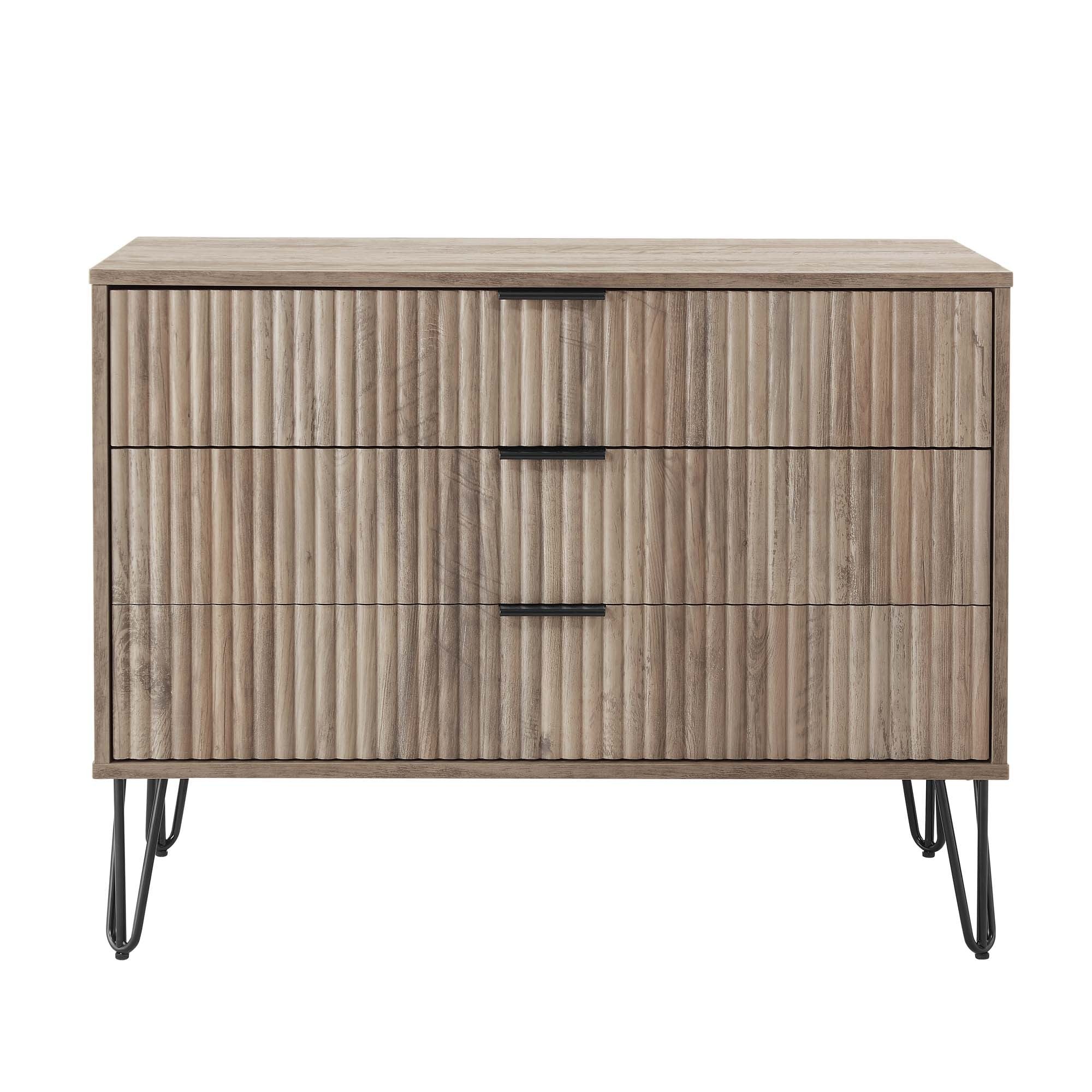 Dumbo Dresser in Rustic Grey | Modern Bedroom Chest & Storage Organizer | MidinMod